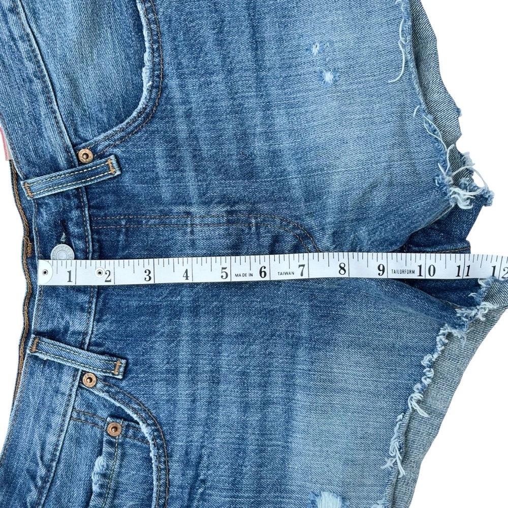 Levi’s 501 NWT Denim Jean Short High Rise 27 - Picture 11 of 13